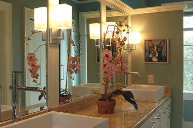 リトルロックにあるコンテンポラリースタイルのおしゃれな浴室の写真
