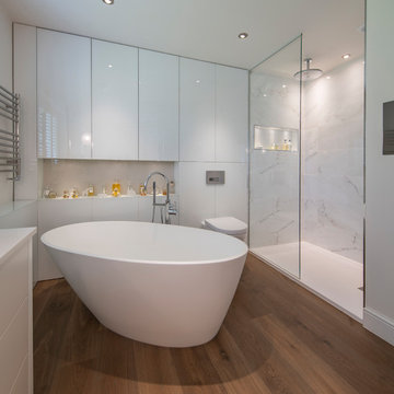 Spa-like Bathroom- Surrey Residence