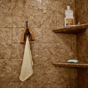 Spacious Acrylic Shower | Full Bathroom Remodel