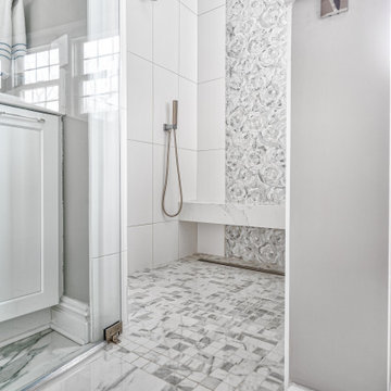 Spacious Curbless Shower