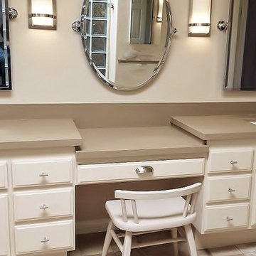 Spacious Master Bath with His and Hers Vanities