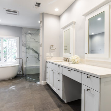 Spacious Master Bathroom Remodel by Renowned Renovation