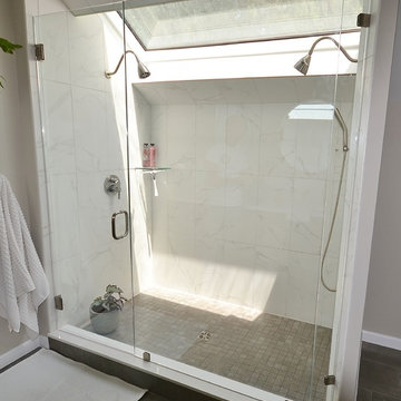 Spacious West Chester Master Bathroom Remodel with Skylight Under $38K