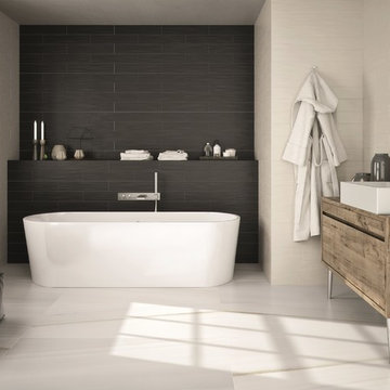 Splash wall tile - Black & Beach Sand