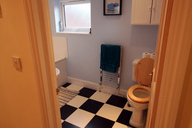 ハートフォードシャーにあるトラディショナルスタイルのおしゃれな浴室の写真