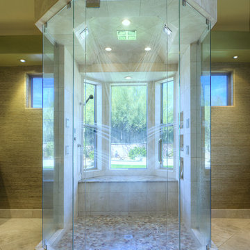 State-of-the-Art Master Shower   Contemporary Design