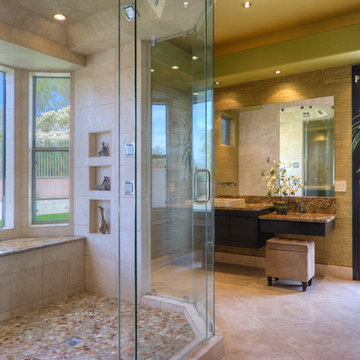 State-of-the-Art Master Shower   Contemporary Design