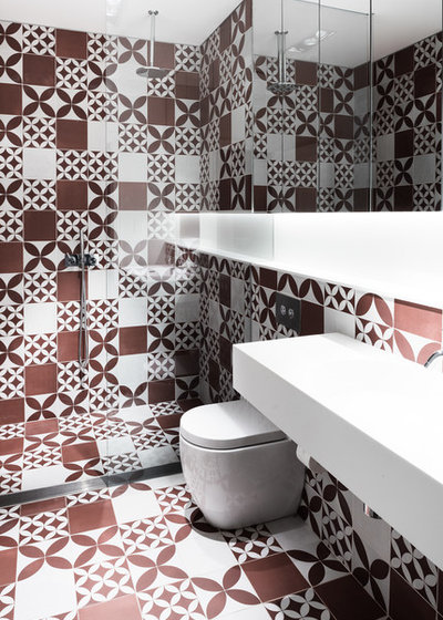 Contemporary Bathroom by PAPPAS ALEXIOU DESIGN STUDIO
