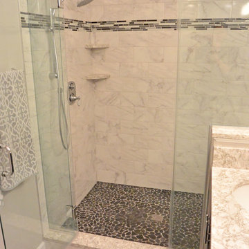 Stone and Glass Bath Design - Crofton, MD