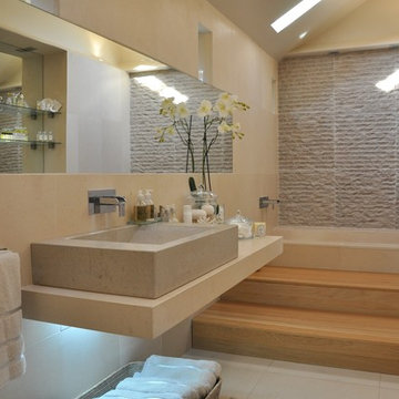 Stone Bathroom - Completed View