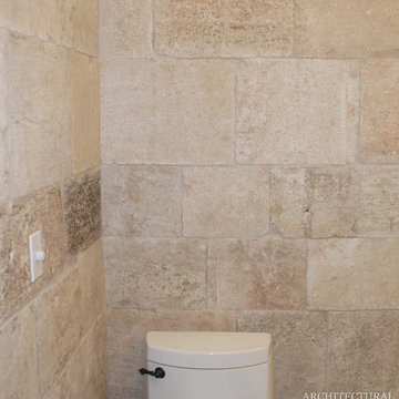 Stone Floor – Antique, Reclaimed Limestone ‘Barre Montpelier’ pavers