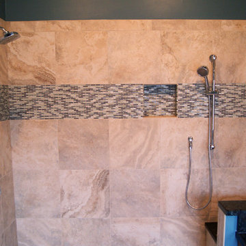 Stone Shower, Foot Tall Glass Accent