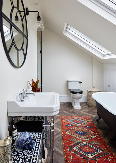 Eclectic Bathroom by Resi Design Ltd.