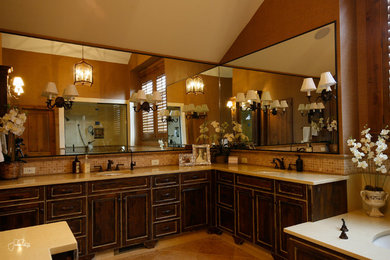 Stunning Master Bathroom Vanity with Double Sink