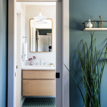 Sunset 2018 Idea House with Offset Bathroom Floor Tiles