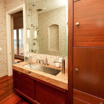 Master Bathroom with Mosaic Tile