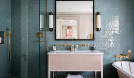 33 of the Loveliest Colourful Bathrooms on Houzz