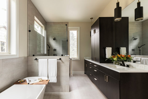 Contemporary Bathroom by Amy Troute Inspired Interior Design