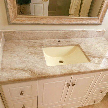 Taj Mahal Quartzite Bathroom - Photos & Ideas | Houzz