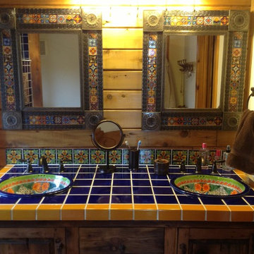 Talavera Tile Bathroom