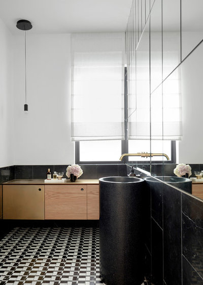 Trendy Badeværelse by Luigi Rosselli Architects