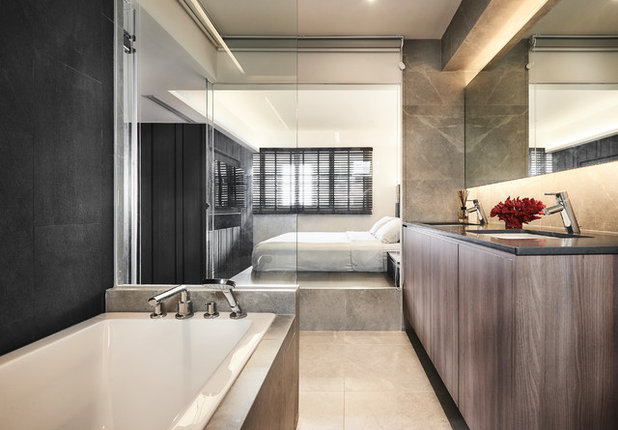 Modern Bathroom by Icon Interior Design Pte Ltd