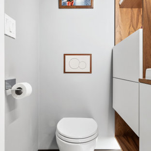 75+ Badezimmer mit Glasfliesen und Zementfliesen Ideen & Bilder