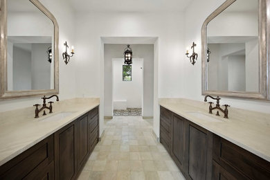 Example of a tuscan bathroom design in Other