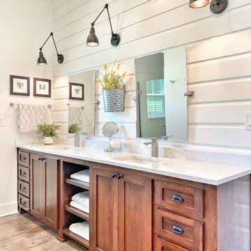 Texas Farmhouse Master Bathroom