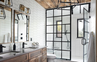 Bathroom of the Week: Warm Industrial-Farmhouse Style in Colorado