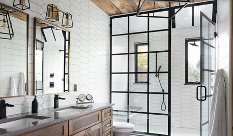 Bathroom of the Week: Warm Industrial-Farmhouse Style in Colorado