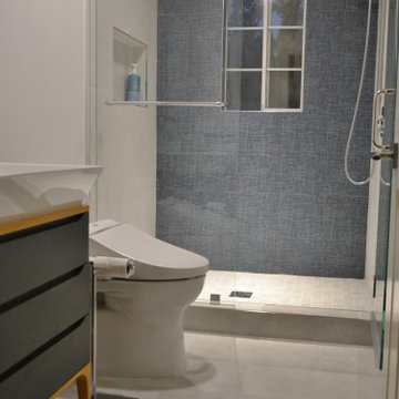 Textured Tile Bathrooms