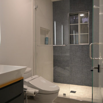 Textured Tile Bathrooms