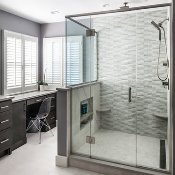 Textured Tile Shower