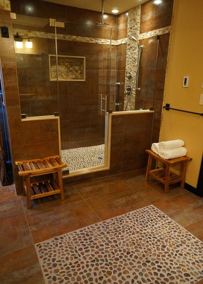 Contemporary Bathroom by StoneMar Natural Stone Company LLC