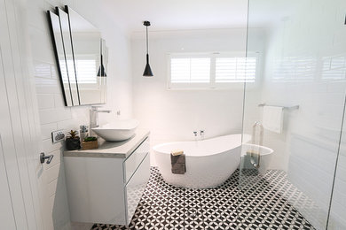 The Black and White Bathroom