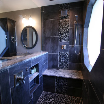 the CARR master bathroom