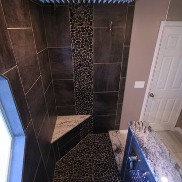 the CARR master bathroom