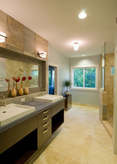 Contemporary Bathroom by Archipelago Hawaii Luxury Home Designs