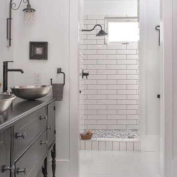 The Farmhouse Master Bathroom- Design by Dawn D Totty Design Jasper Highland