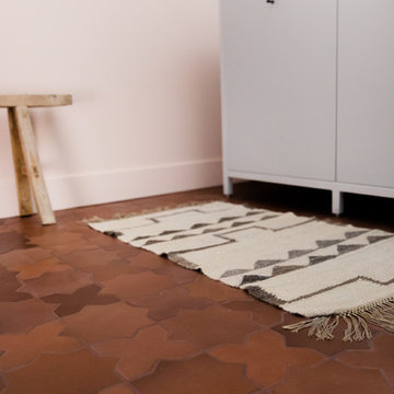 The Fresh Exchange: Star & Cross Bathroom Floor Tile