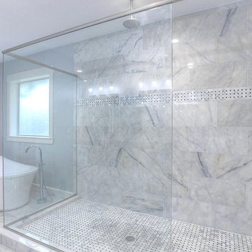 The Grand Palm | Master Ensuite Walk In Shower | New Home Builders in Tampa Flor
