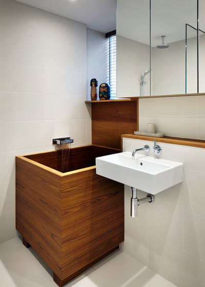 アジアン 浴室 by Fraher & Findlay Architects Ltd