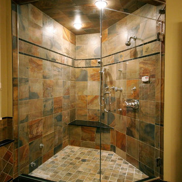 The large Euro shower with an array of spray options