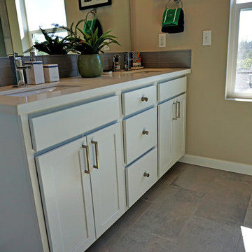 The Ramsey Model Home Master Bathroom View by Sea Pac Homes