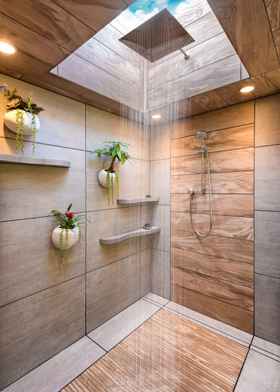 Modern Bathroom by Mantis Design + Build, LLC