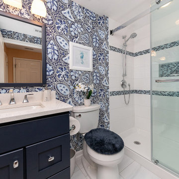 Thorofare Hall Bath - Cobalt Blue Vanity