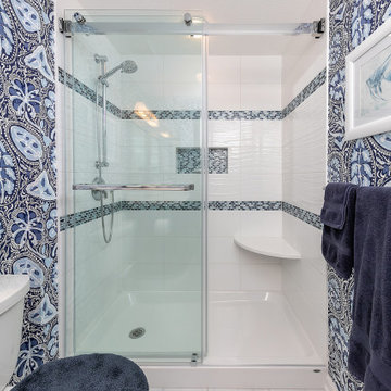 Thorofare Hall Bath - Cobalt Blue Vanity