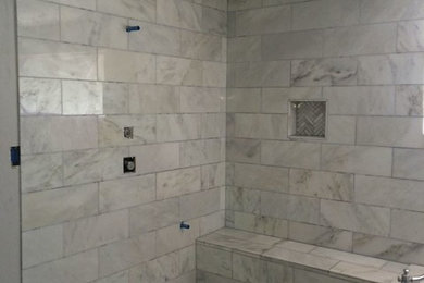 Example of a large minimalist bathroom design in Austin