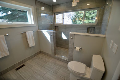 Bathroom - mid-sized contemporary bathroom idea in Other